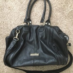 SOLD Steve Madden Black Crossbody Tote